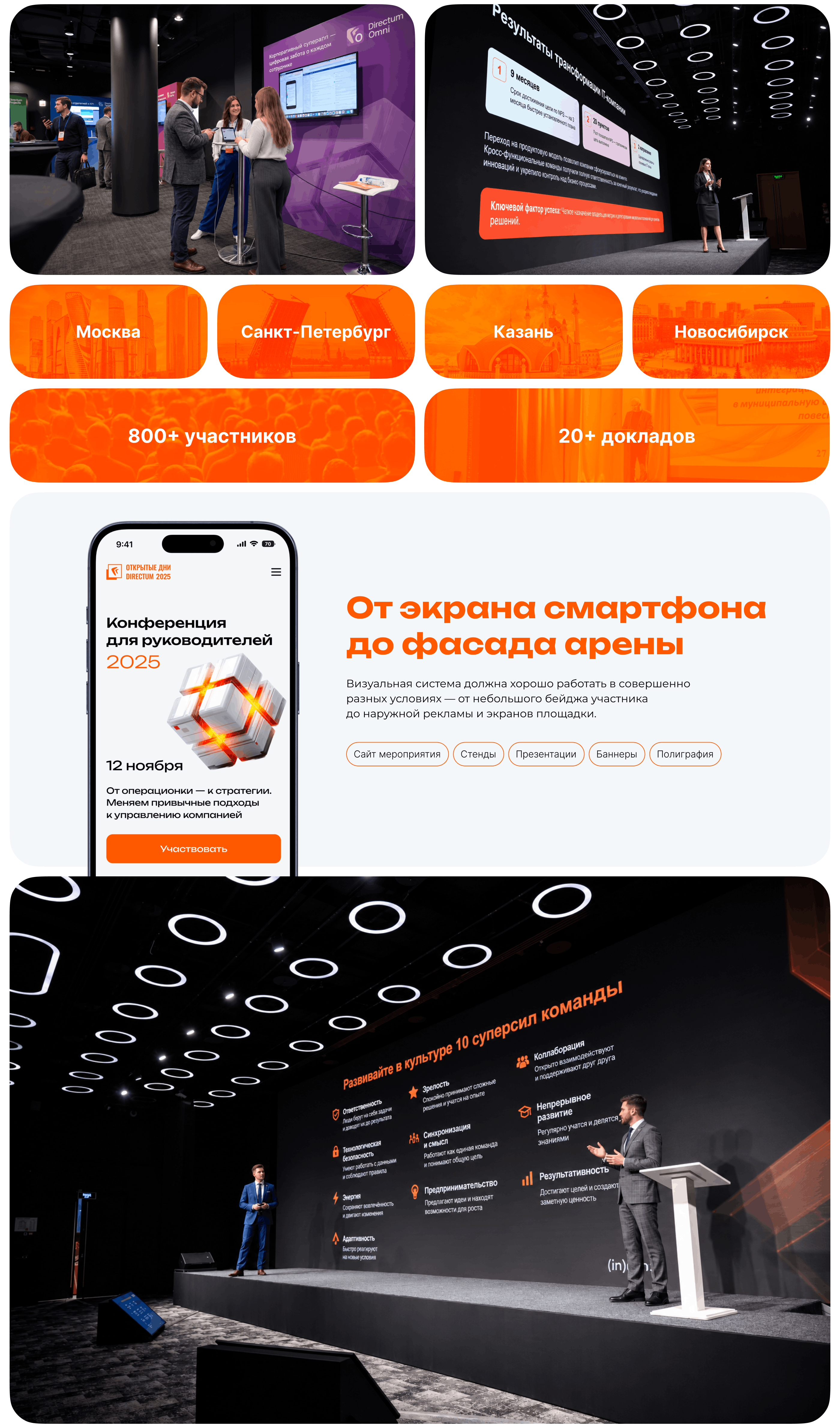 Дизайн-система материалов конференции
